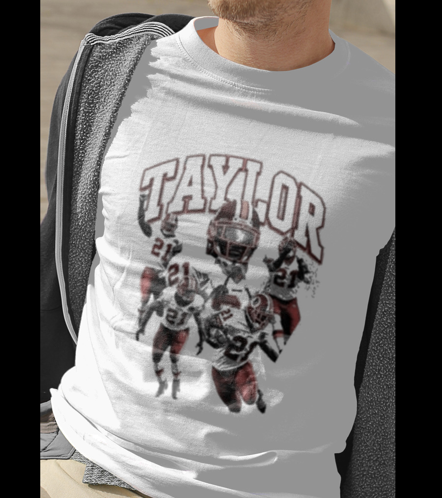 Taylor Washington Redskins 21 Northwest Stadium Football T-Shirt
