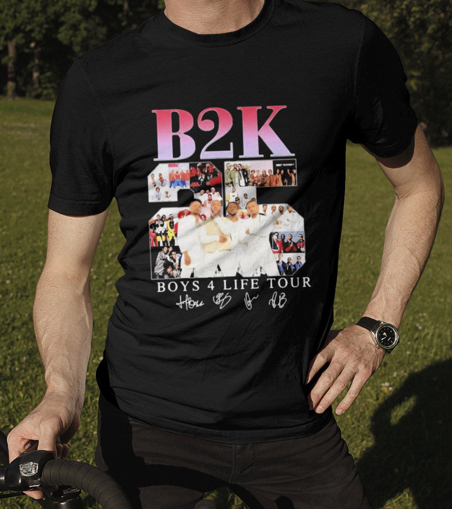 B2K 25th Anniversary Boys 4 Life Tour Signatures R&B Band T-Shirt