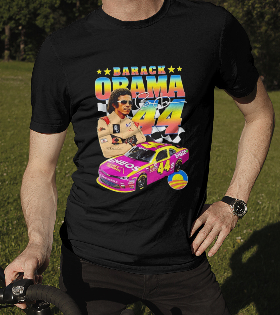 Barack Obama Racing 44 ENEOS NASCAR T-Shirt