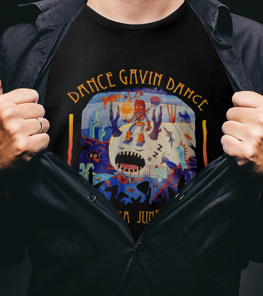 Dance Gavin Dance Anaheim CA June 29 2026 Surreal Underwater Adventure T-Shirt