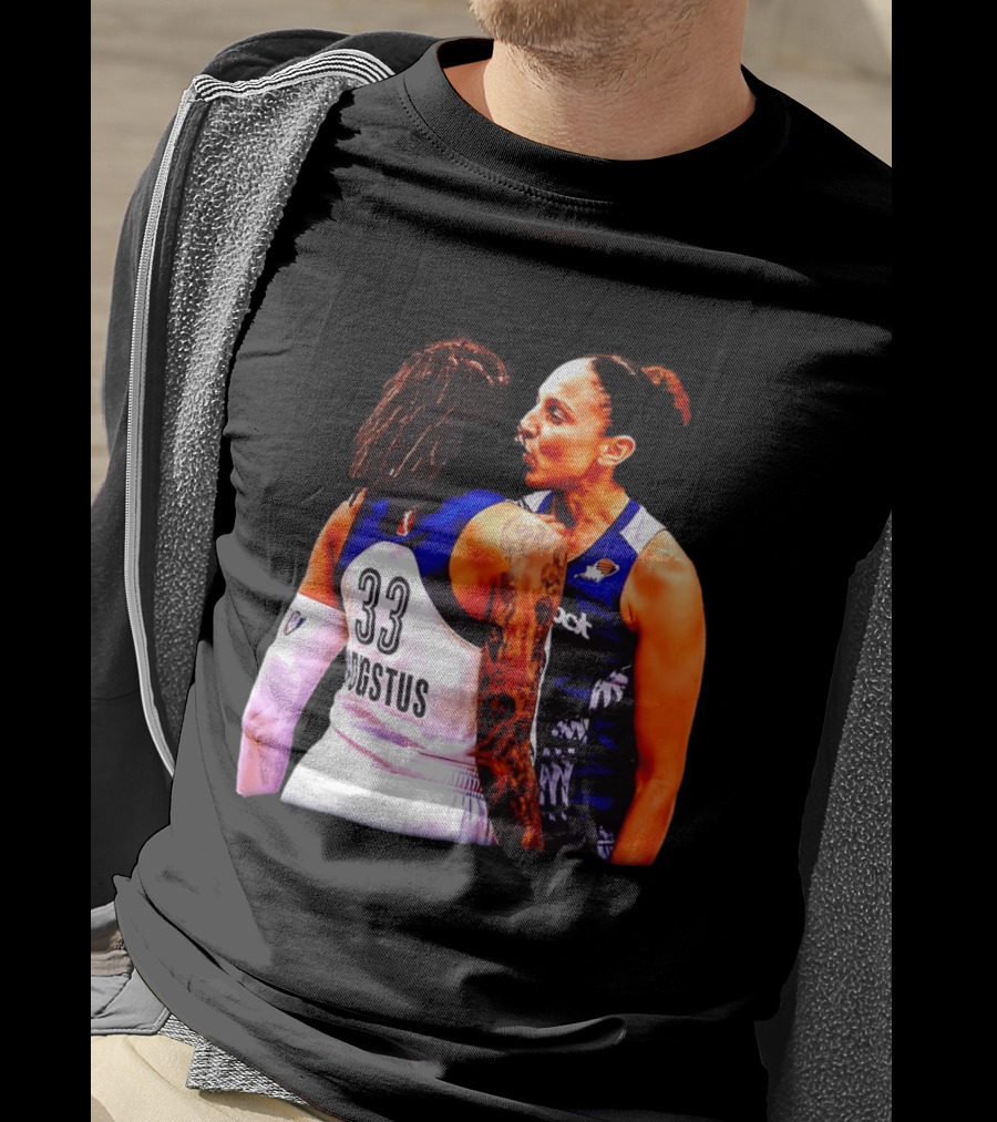 WNBA Diana Taurasi And Seimone Augustus Iconic Encounter Basketball Moment T-Shirt