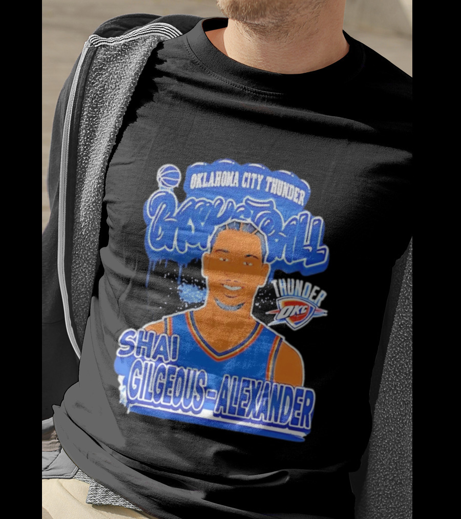 Shai Gilgeous Alexander Oklahoma City Thunder Basketball OKC Thunder T-Shirt