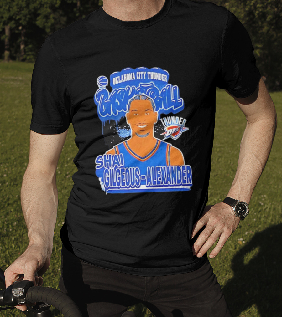 Shai Gilgeous Alexander Oklahoma City Thunder Basketball OKC Thunder T-Shirt