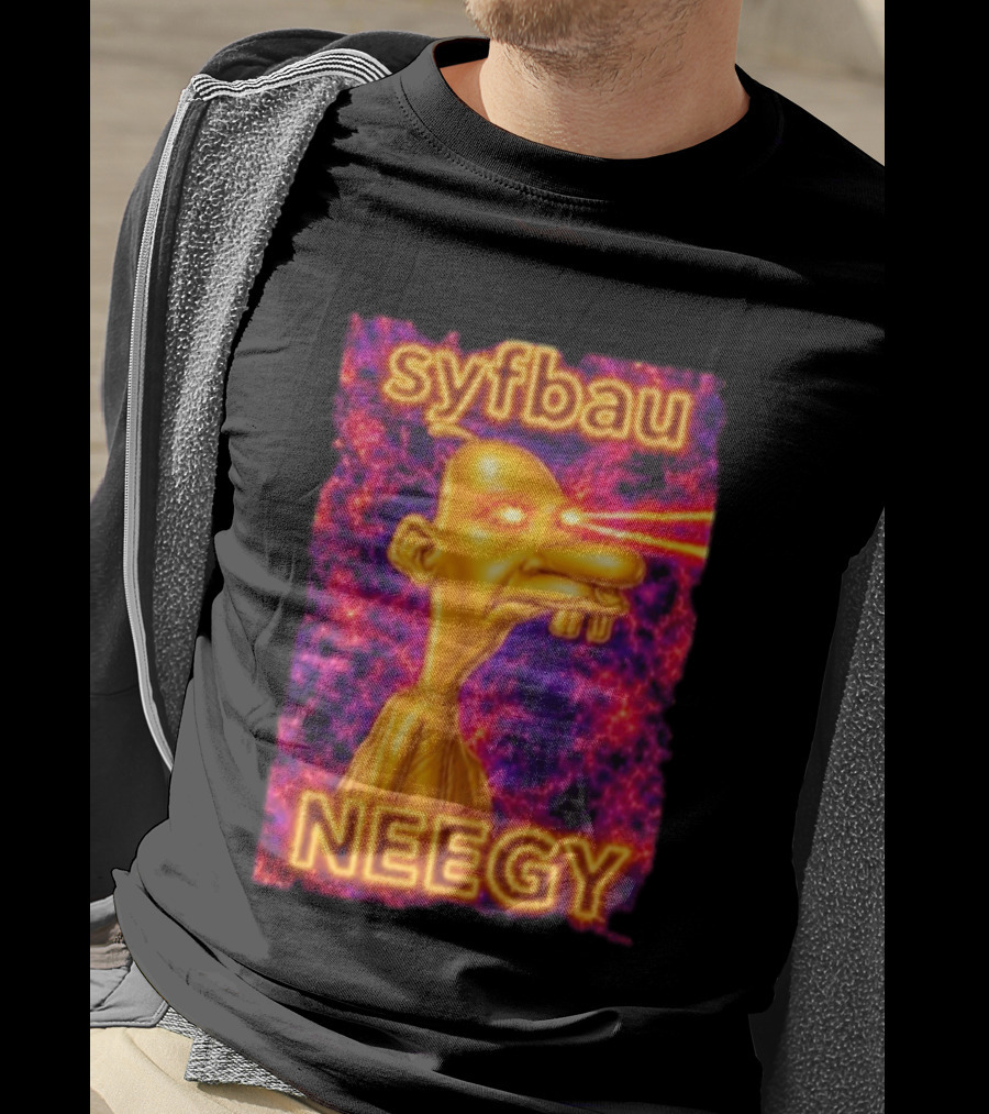 Syfbau Neegy Laser Eyes T-Shirt
