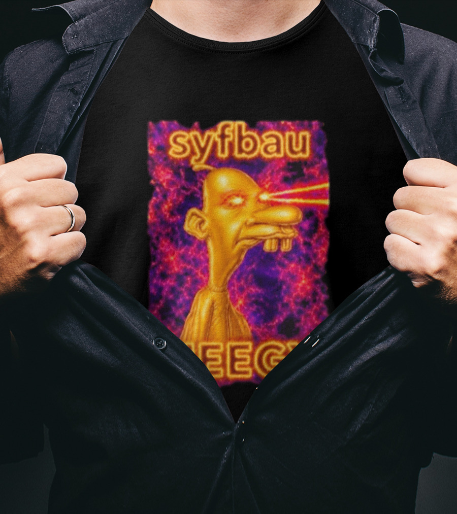Syfbau Neegy Laser Eyes T-Shirt
