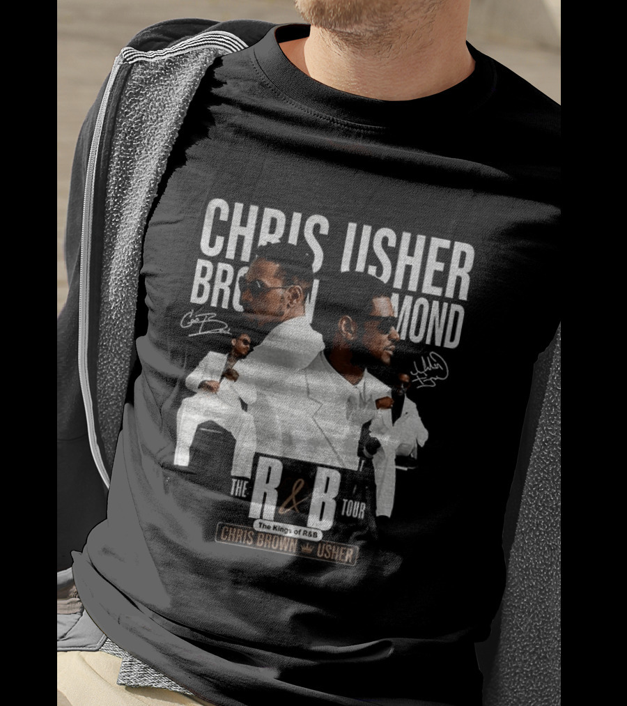 Chris Brown Usher The Kings Of R&B Tour 2026 T-Shirt