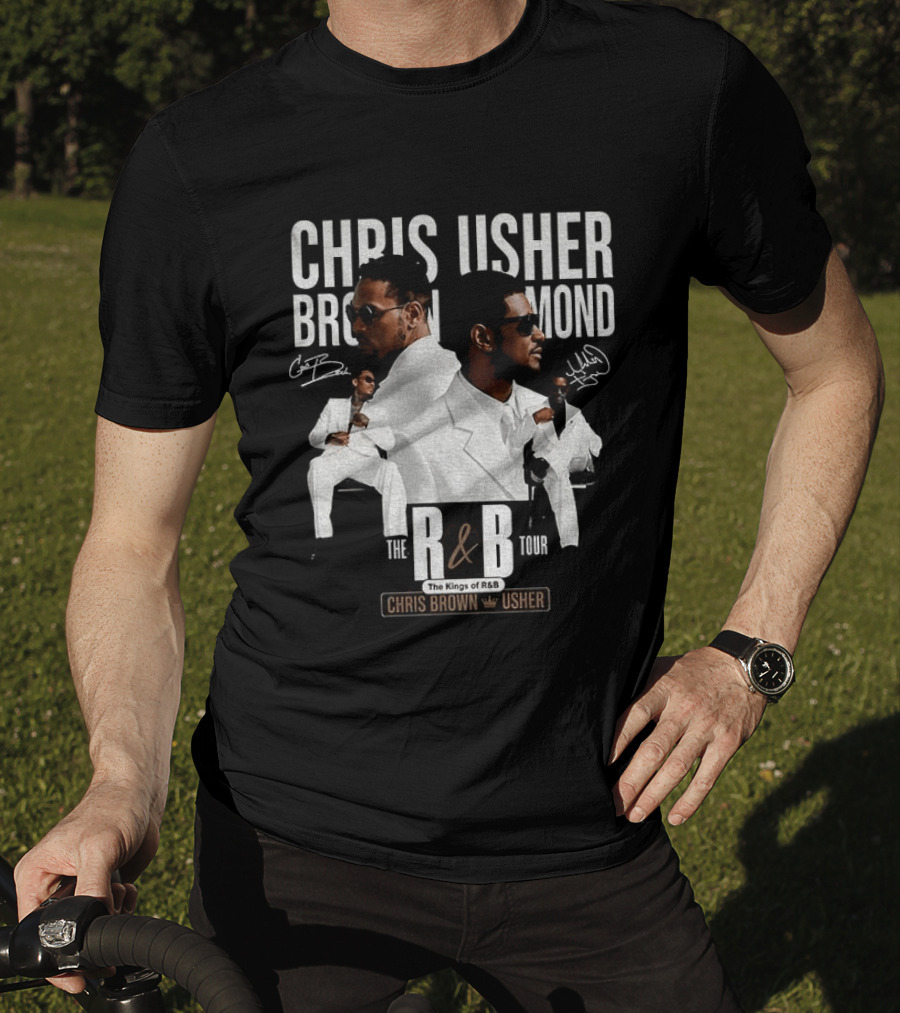Chris Brown Usher The Kings Of R&B Tour 2026 T-Shirt