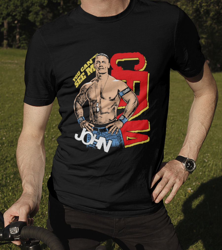 You Can't See Me John Cena Retro Style WWE Fan Favorite T-Shirt