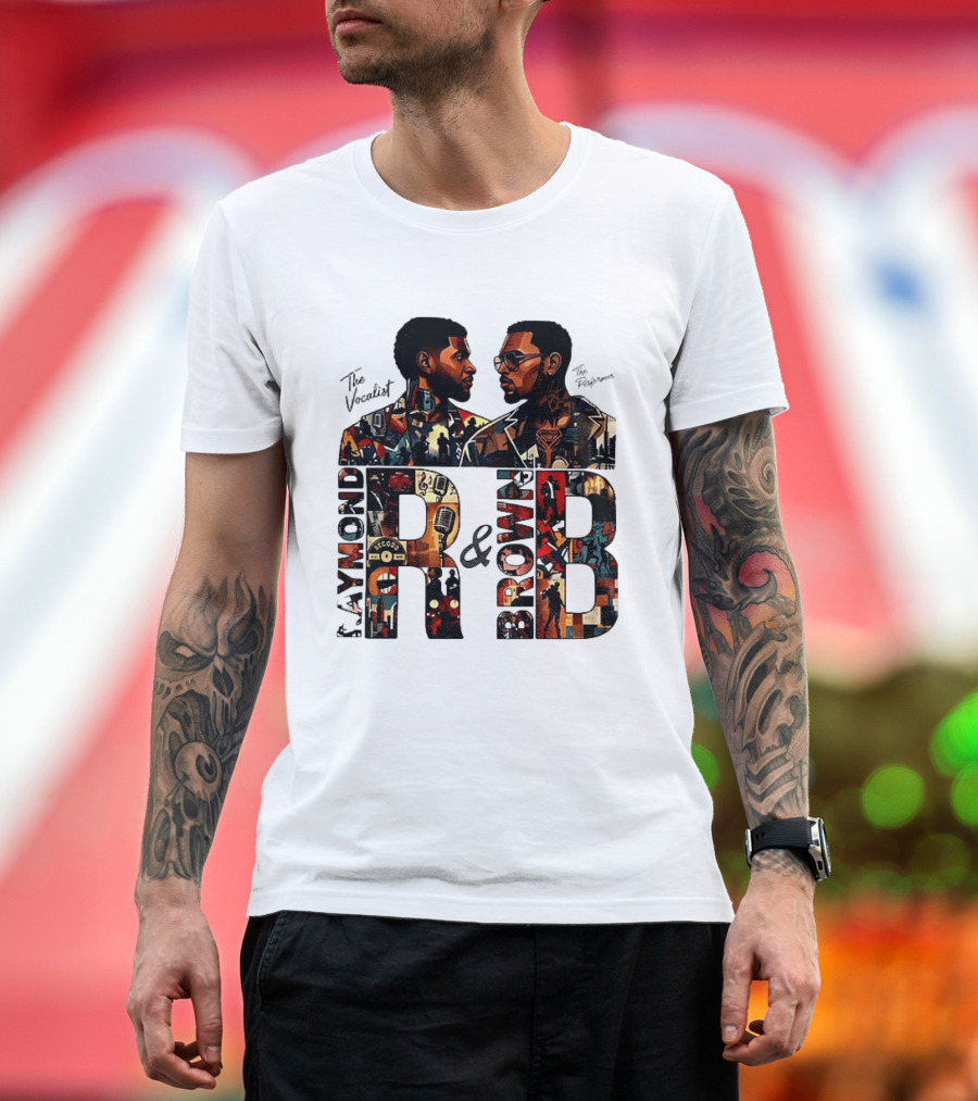 Usher Chris Brown Raymond R And B Tour 2026 Concert Hip Hop The Vocalist The Performer T-Shirt