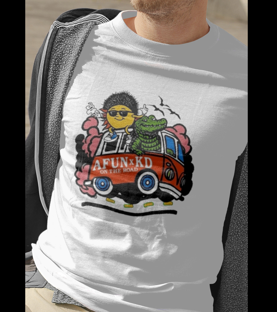 Kitchen Dwellers Andy Frasco AFUN X KD Tour 2026 On The Road Bus Adventure T-Shirt