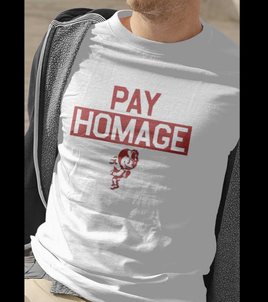 Ohio State Buckeyes NCAA Pay Homage Running Brutus T-Shirt