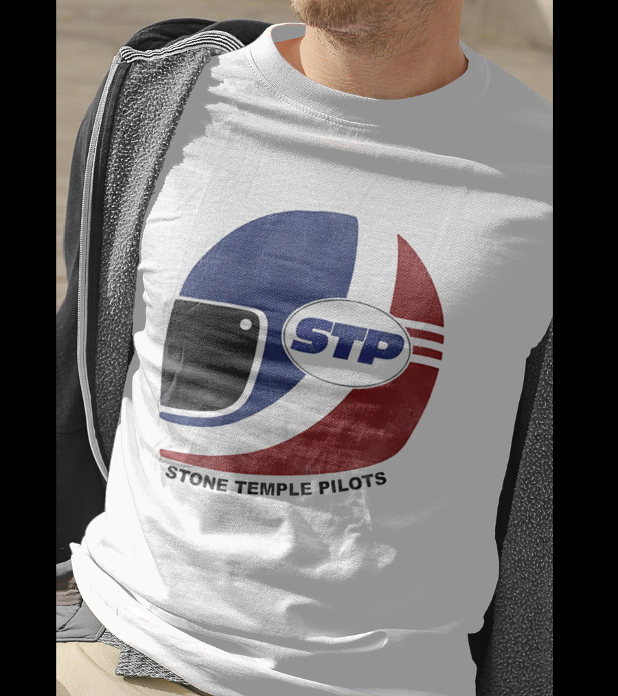 Stone Temple Pilots STP Helmet T-Shirt