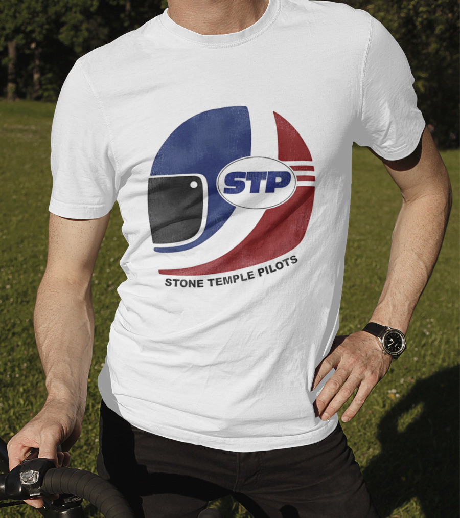 Stone Temple Pilots STP Helmet T-Shirt