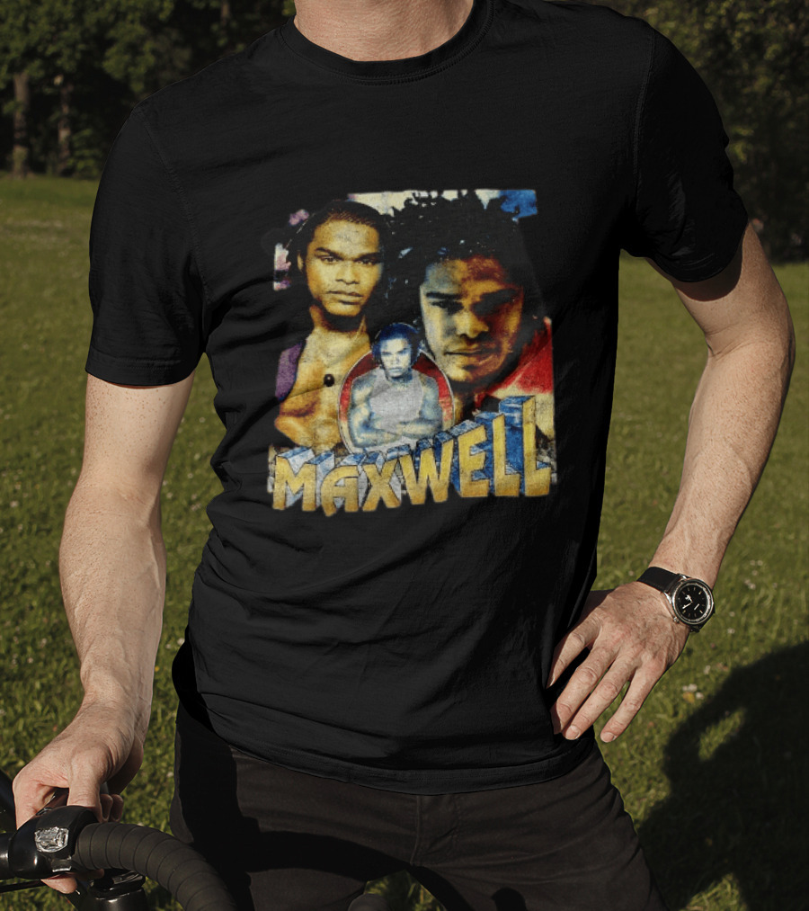 Maxwell 1990s Music Legend Collage T-Shirt