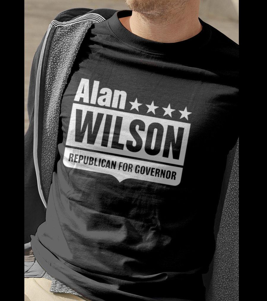 Alan Wilson Republican For Governor 2026 Election Campaign Stars T-Shirt