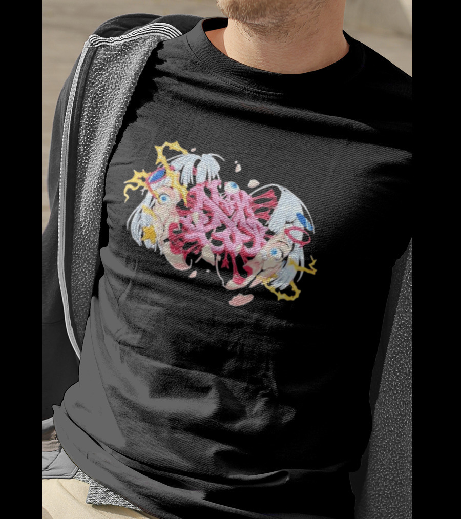 Hghmnds Head Split Surreal Pop Art Explosion T-Shirt