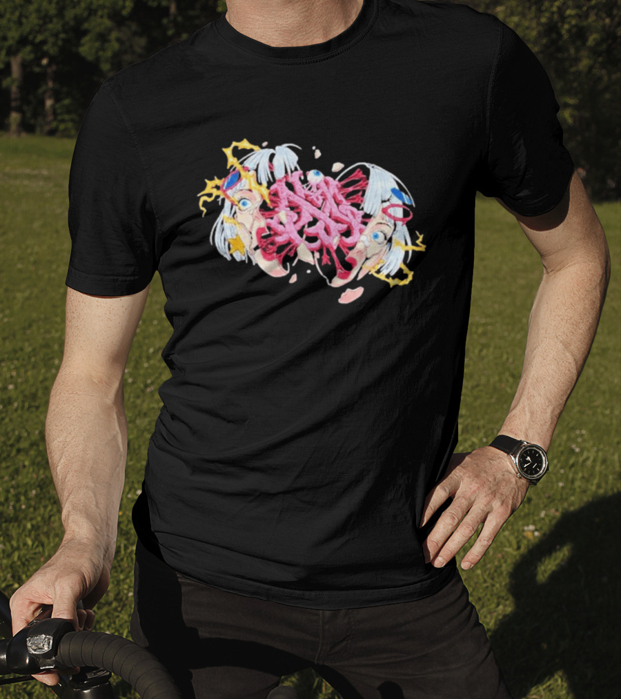 Hghmnds Head Split Surreal Pop Art Explosion T-Shirt