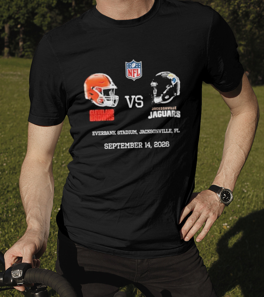 Cleveland Browns Vs Jacksonville Jaguars NFL EverBank Stadium Jacksonville FL September 14 2026 T-Shirt