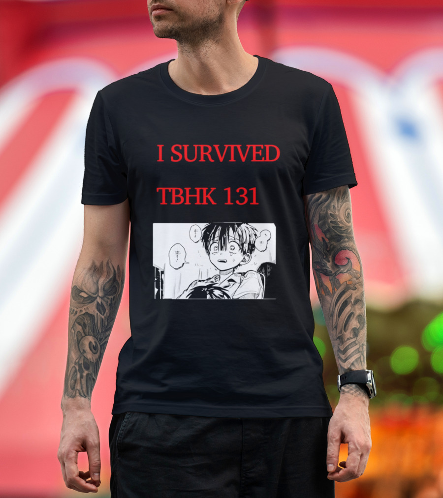 I Survived Tbhk 131 Crying Boy Manga Panel Japanese Comic Scene T-Shirt