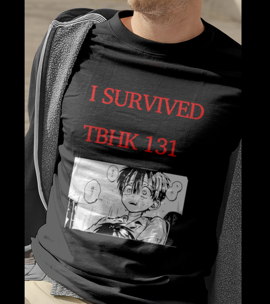 I Survived Tbhk 131 Crying Boy Manga Panel Japanese Comic Scene T-Shirt