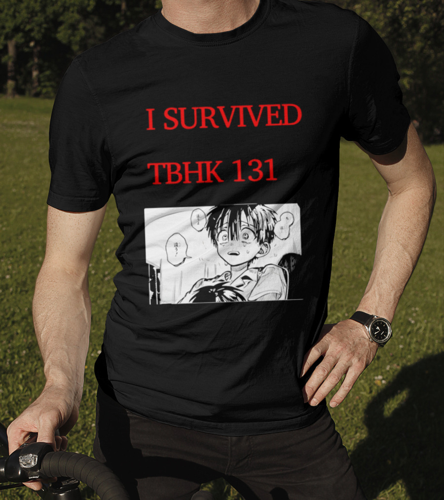 I Survived Tbhk 131 Crying Boy Manga Panel Japanese Comic Scene T-Shirt