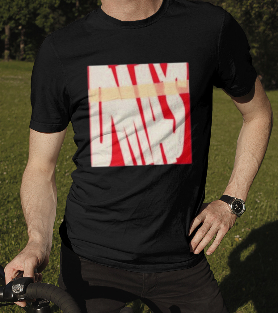 DMA's DMA's Album Cover Art Distorted Red White T-Shirt
