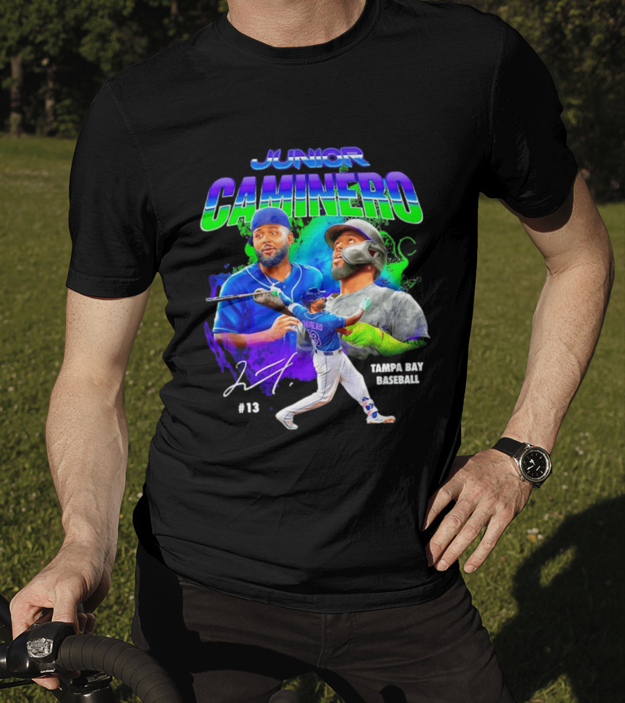 Junior Caminero Tampa Bay Baseball #13 2026 T-Shirt