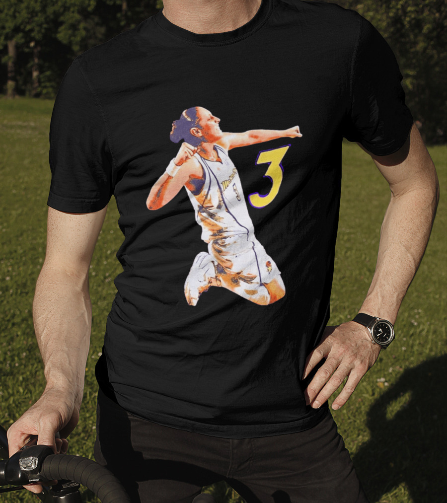 Mercury Diana Taurasi Number 3 Celebration Pose T-Shirt