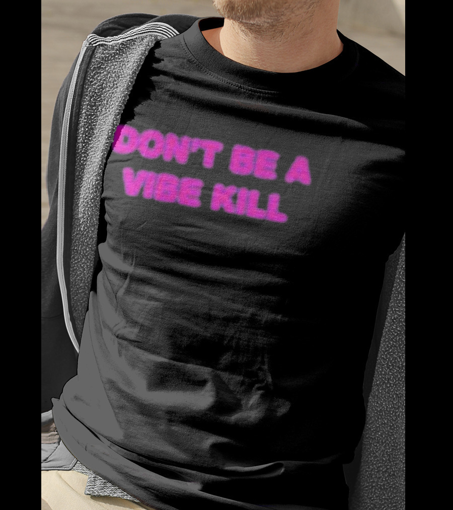 Madonna Don't Be A Vibe Kill Pink T-Shirt