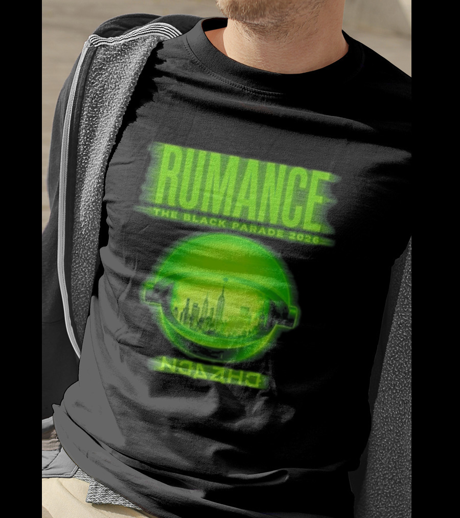 RUMANCE The Black Parade 2026 Neon Cityscape T-Shirt