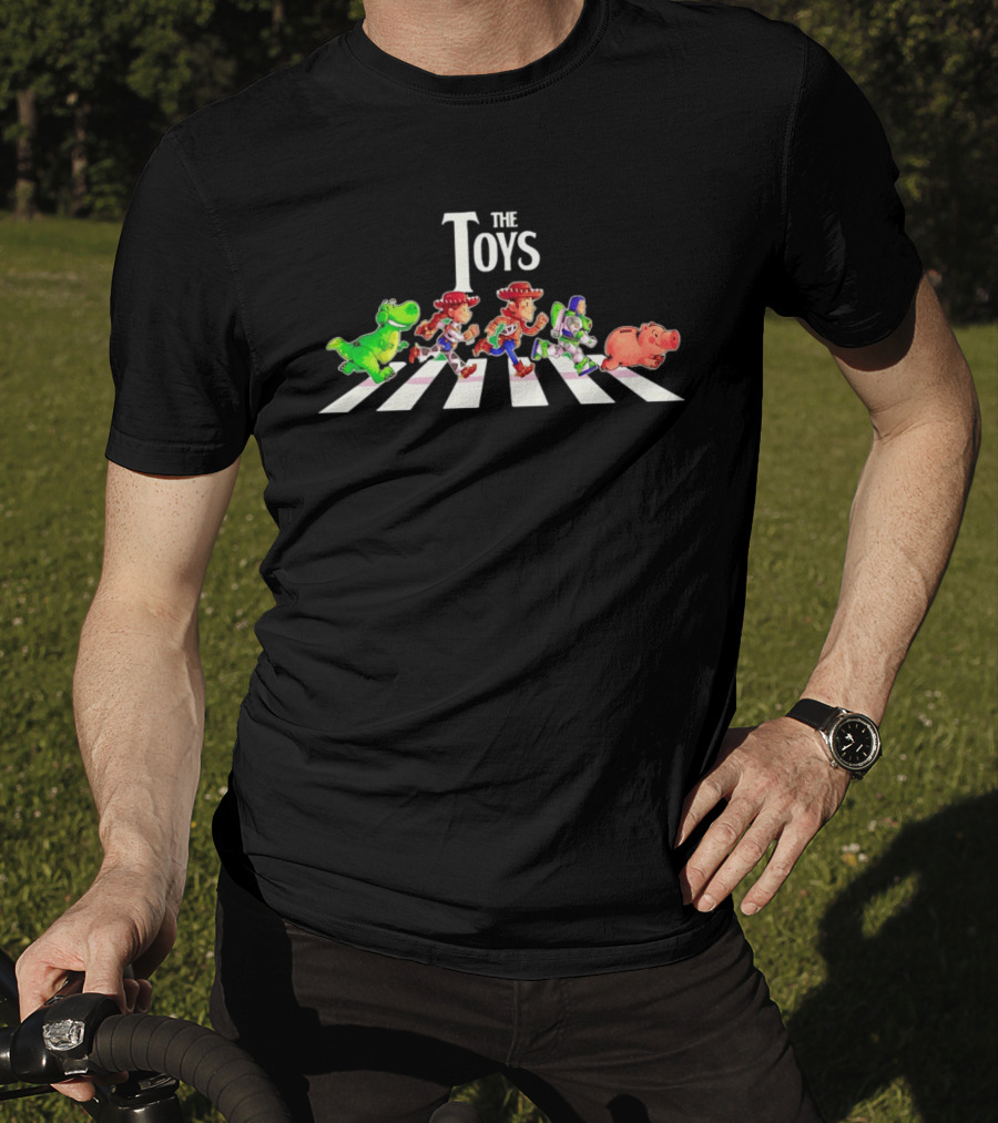 Rex Jessie Woody Buzz Lightyear Hamm The Toys Abbey Road T-Shirt