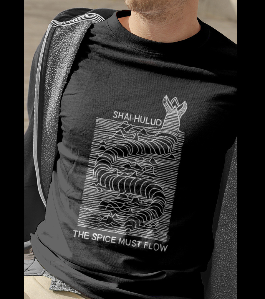 Shai Hulud The Spice Must Flow Dune Sandworm T-Shirt