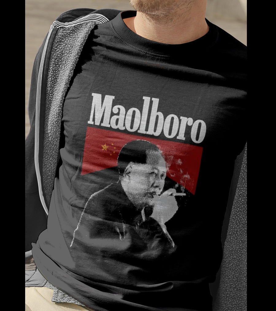 Maolboro Smoking Chairman Mao Zedong Communist T-Shirt