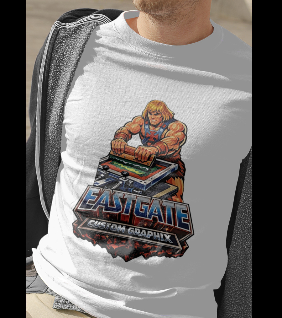 Eastgate Custom Graphix He Man Screen Printing T-Shirt
