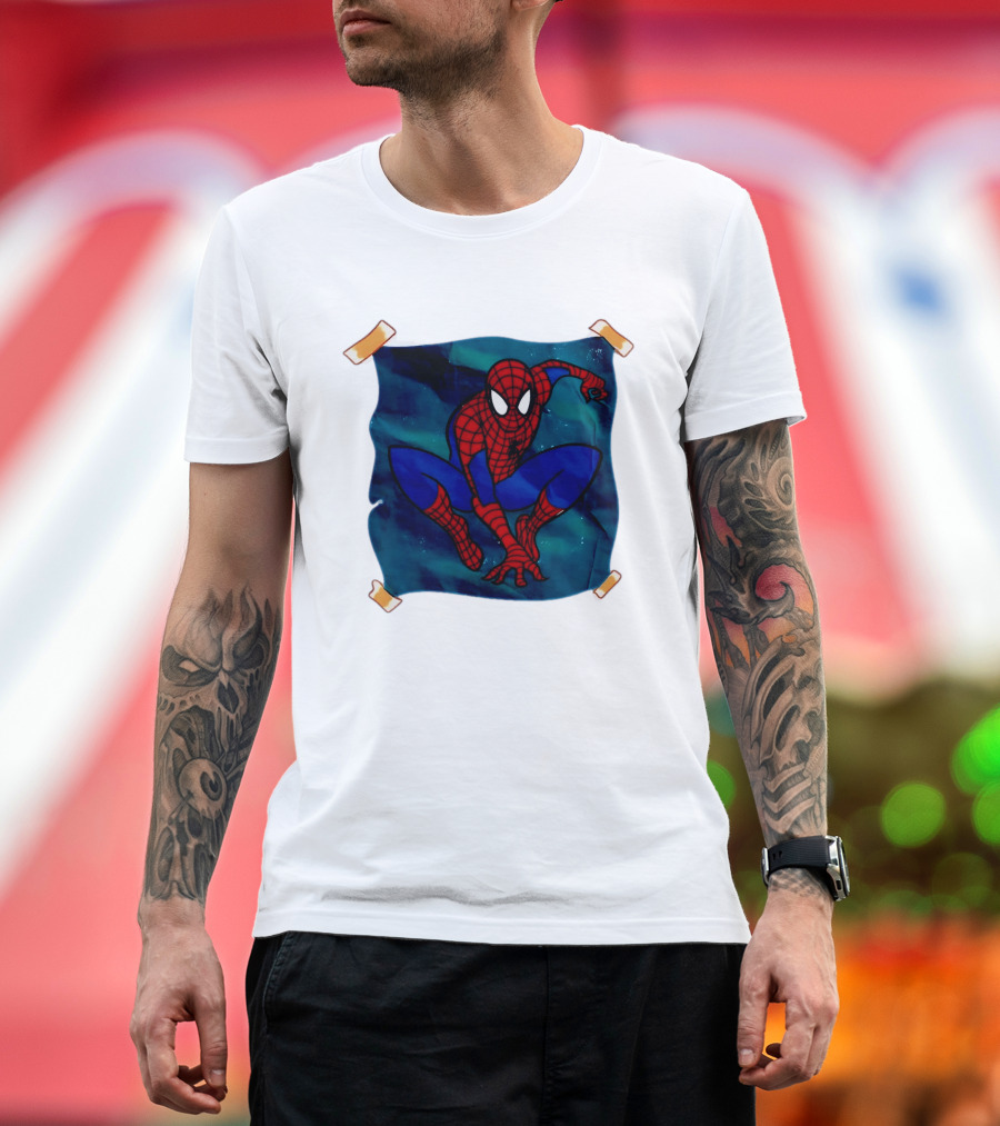 Spider Man Marvel Comics Superhero Iconic Action Pose T-Shirt