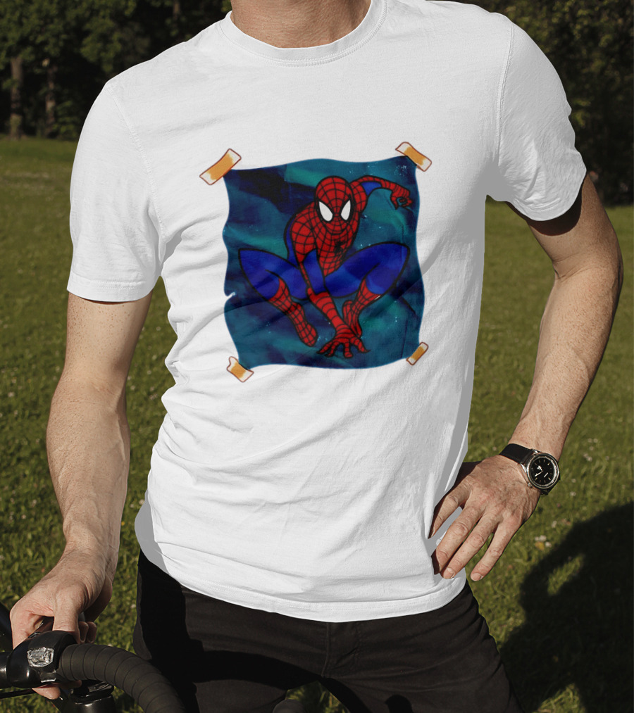Spider Man Marvel Comics Superhero Iconic Action Pose T-Shirt