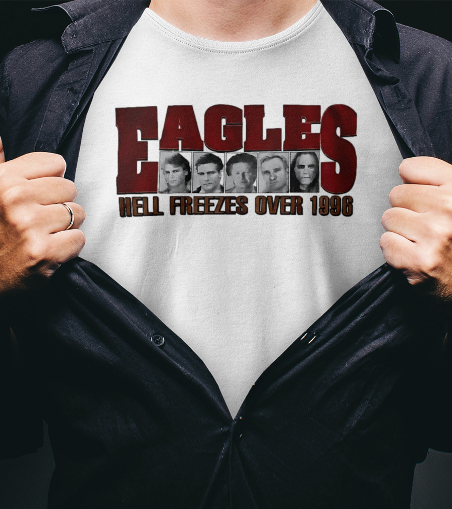 Eagles Hell Freezes Over 1996 Tour Vintage Retro Justin Bieber T-Shirt