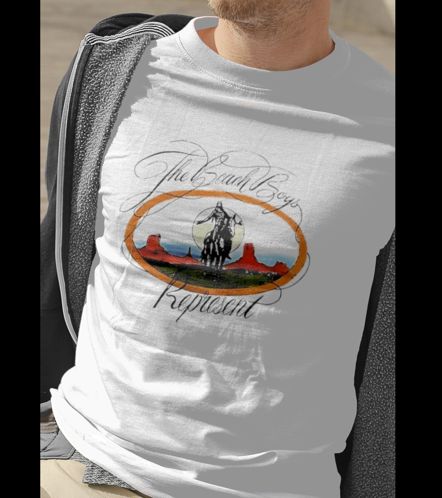 The Beach Boys Represent Native American Horse Monument Valley Sunset T-Shirt