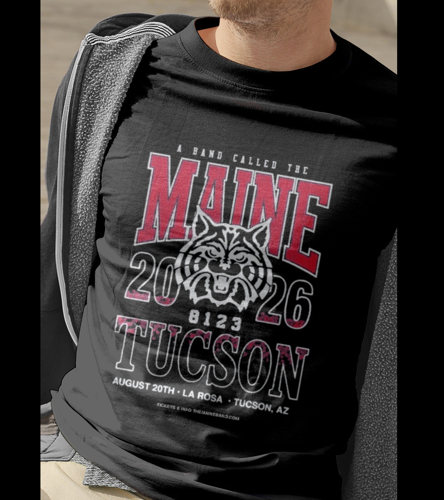 A Band Called The Maine 2026 Tucson AZ August 20th La Rosa Event T-Shirt