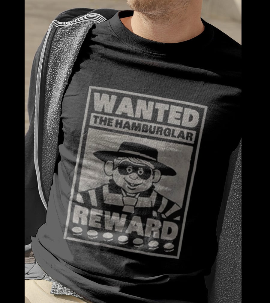 Wanted The Hamburglar Reward Wanted T-Shirt