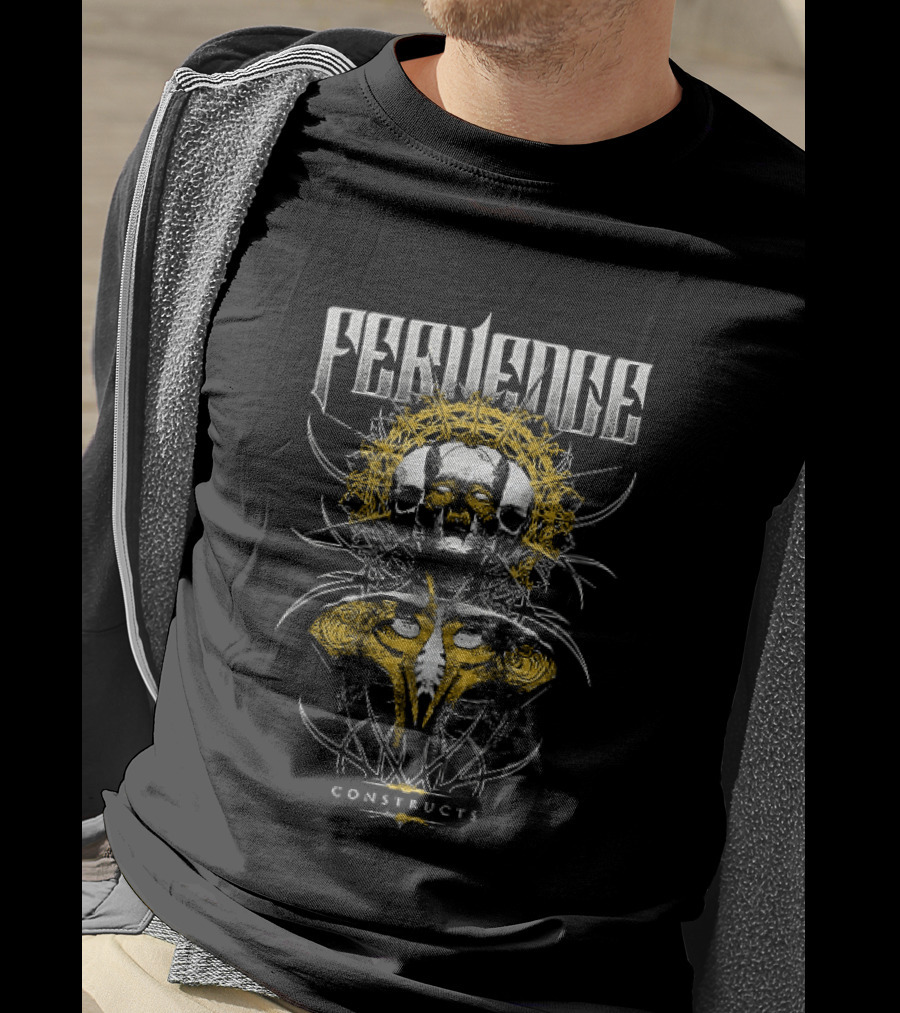 Fervence Constructs Skull And Halo T-Shirt