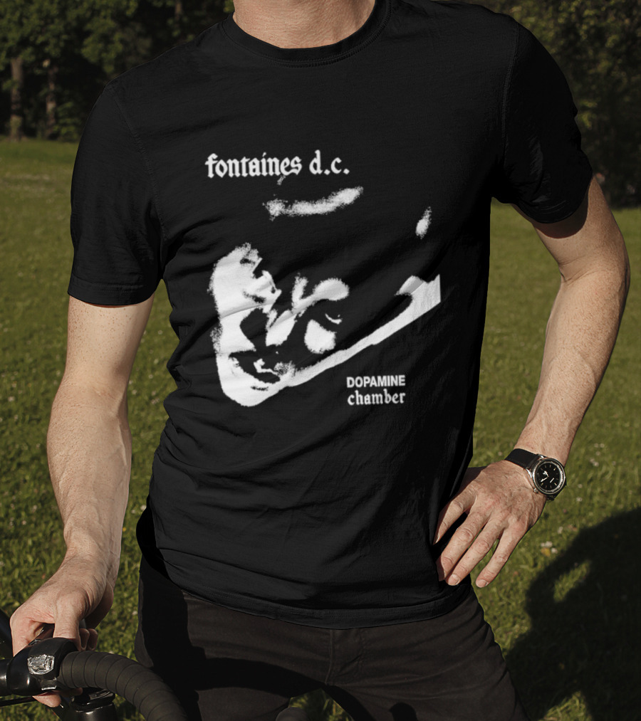 Fontaines D.C. Dopamine Chamber Black And White T-Shirt
