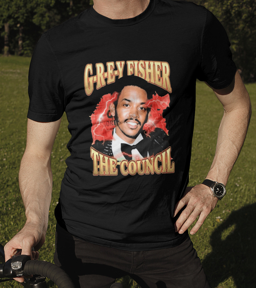 G REY Fisher The Council T-Shirt