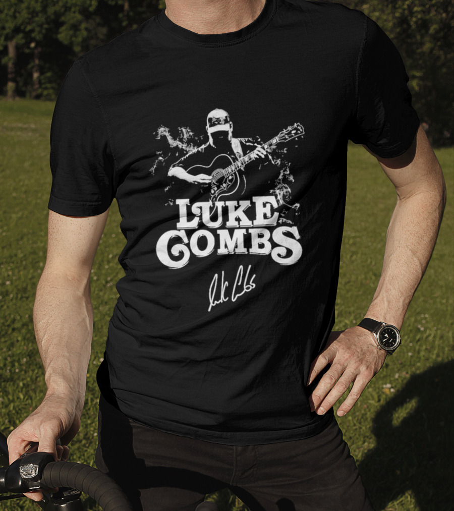 Luke Combs Acoustic Country Music Signature T-Shirt