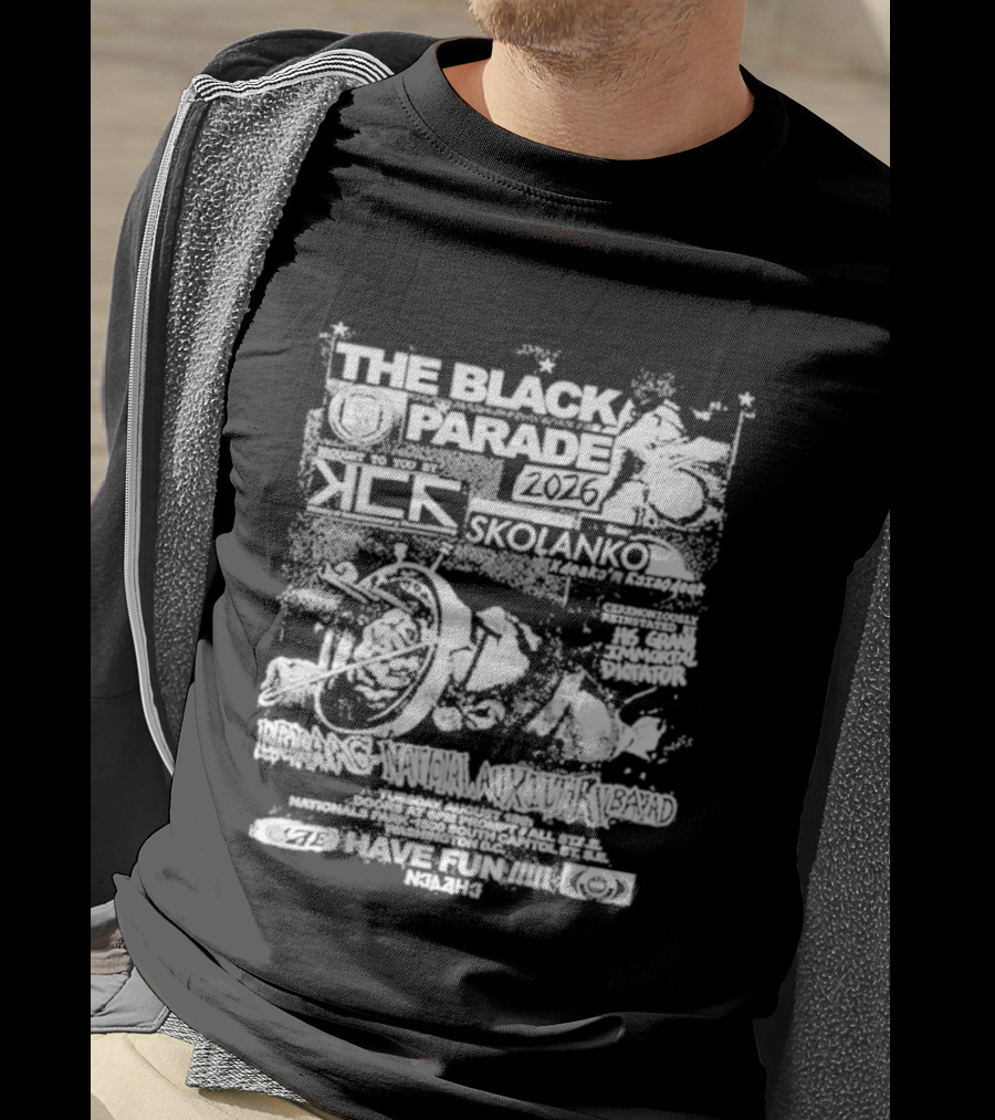 The Black Parade Washington DC August 18 2026 Concert Tour MCR T-Shirt
