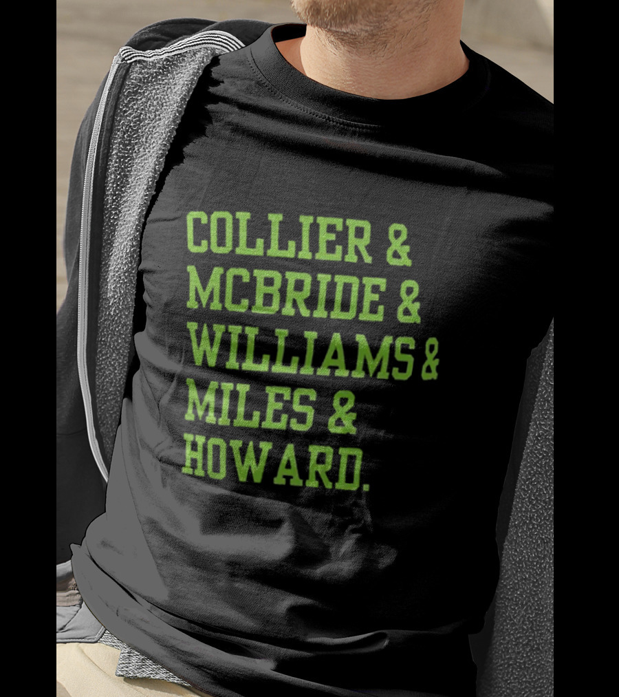 Collier McBride Williams Miles Howard Minnesota Lynx WNBA Players T-Shirt