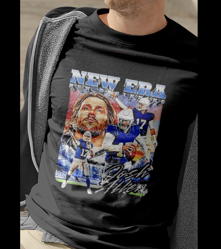 New Era Josh Allen Football Quarterback Action Number 17 Montage T-Shirt
