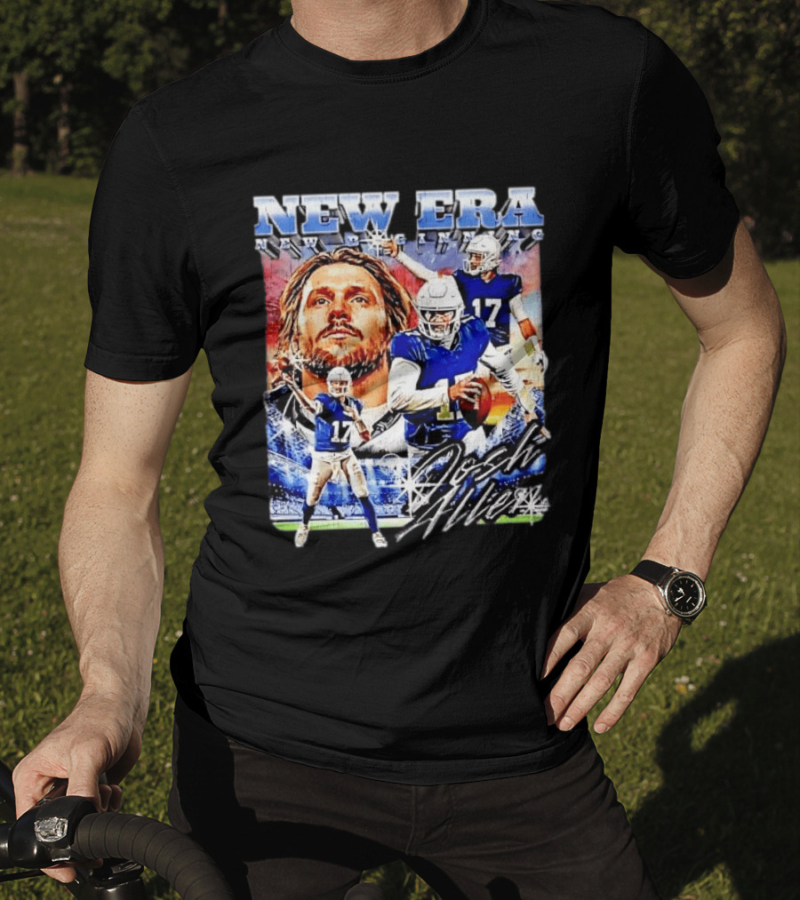 New Era Josh Allen Football Quarterback Action Number 17 Montage T-Shirt