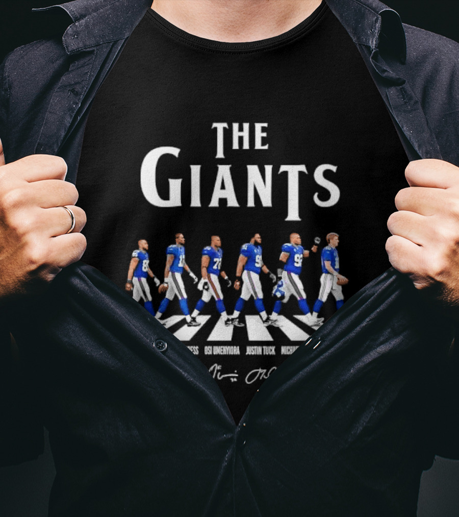 The Giants David Tyree Plaxico Burress Roster Richard Marshall John Smith Michael Bennett Williams T-Shirt