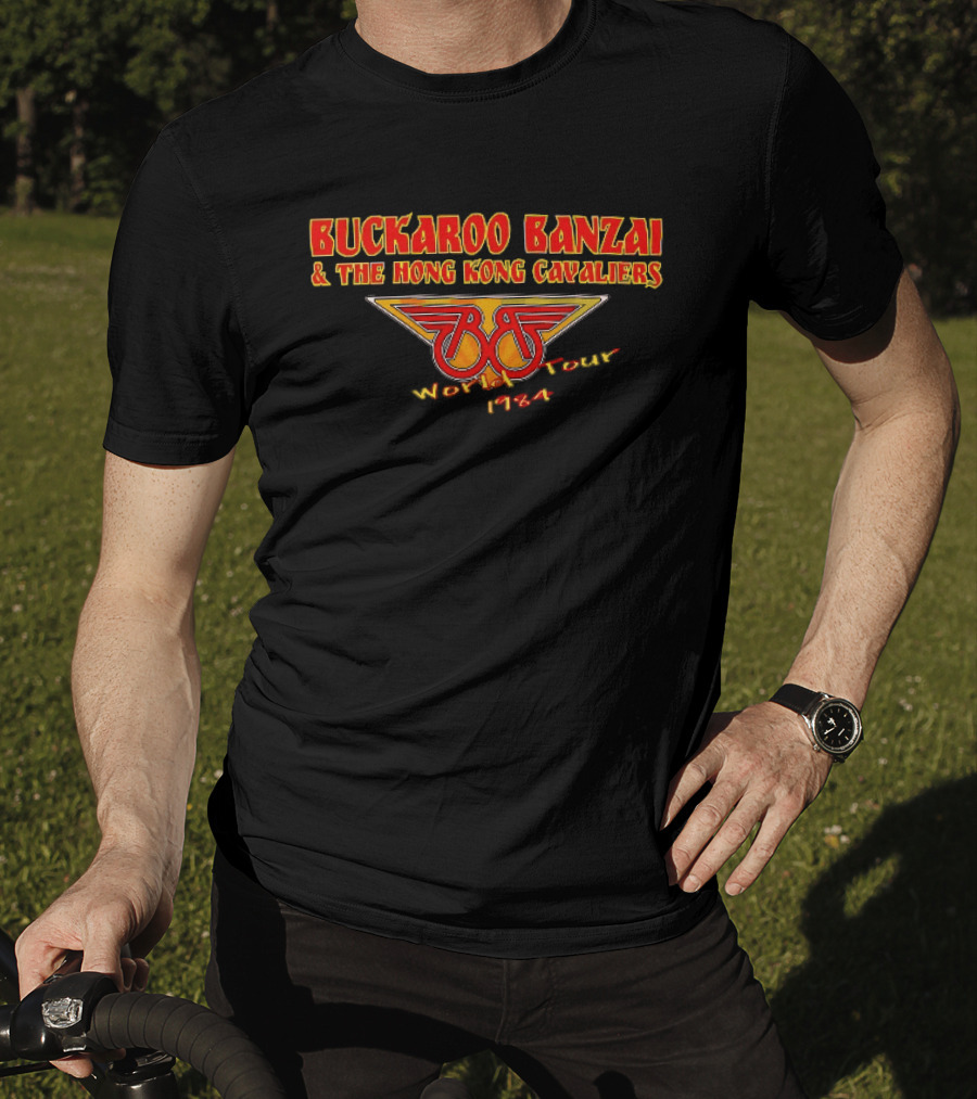 Buckaroo Banzai And The Hong Kong Cavaliers World Tour 1984 Retro BB Wings T-Shirt